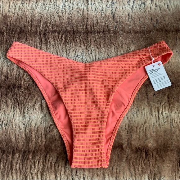 lululemon athletica Other - Lululemon Smocked Mid-Rise Skimpy Swim Bottom